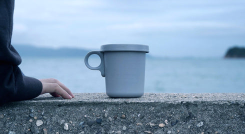 ovject 琺瑯杯 ENAMEL HOOK MUG with removal handle
